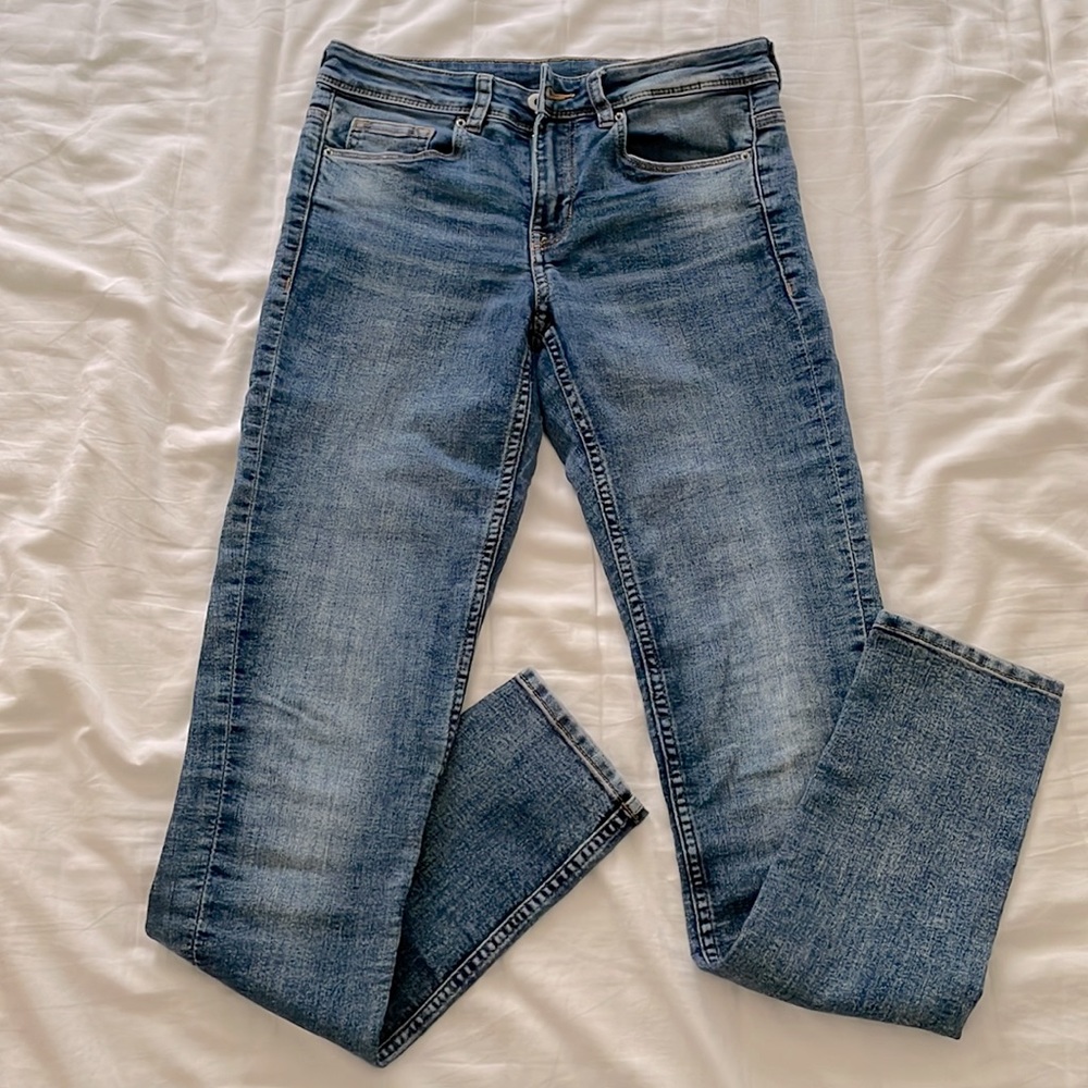 2/$20. Mid rise skinny jeans